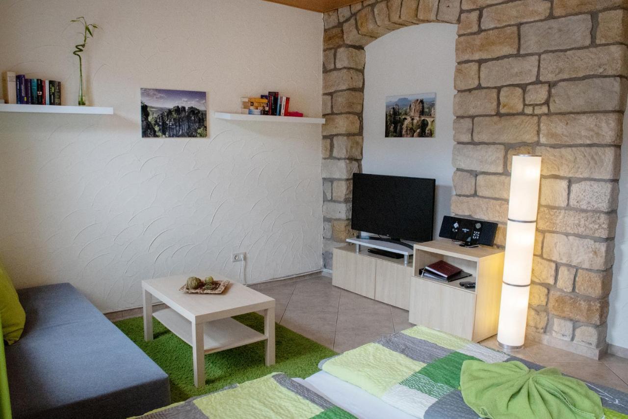 Apartamento Haus Wettin Bad Schandau Exterior foto
